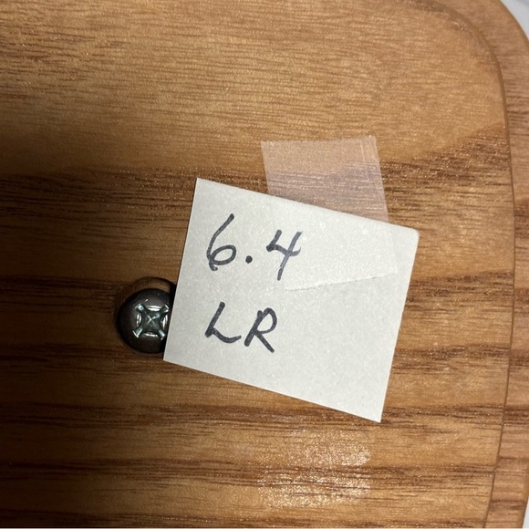 Longaberger KS Lanam Co Inc wooden square basket lid replacement approx 5.5” EUC - Picture 6 of 6